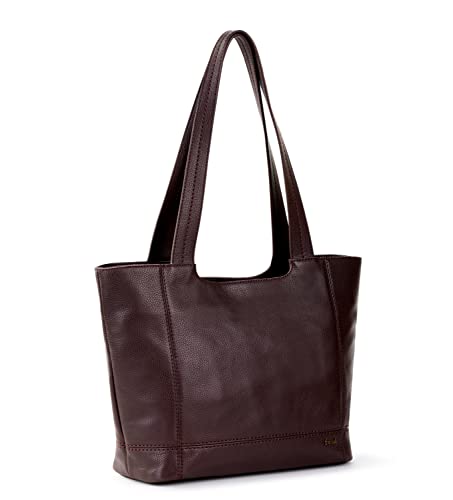 The Sak Womens De Young Leather Tote, Mahogany, One Size US