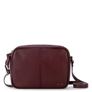 the sak womens de young leather camera bag, cabernet, one size us