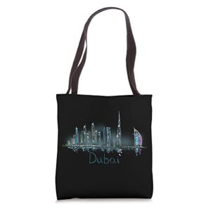 dubai city uae souvenir gift for men women tote bag