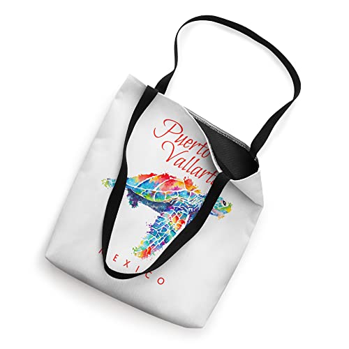 Puerto Vallarta Mexico Watercolor Sea Turtle Tote Bag