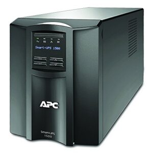 APC 1500VA Smart UPS with SmartConnect, SMT1500C Sinewave UPS Battery Backup, AVR, 120V, Line Interactive Uninterruptible Power Supply & UPS Network Management Card 3, Newest Model 2020 (AP9640)