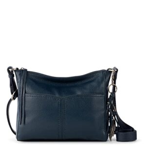 the sak womens alameda crossbody in leather, indigo, one size us