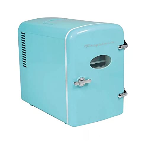 Frigidaire Retro 9-Can Portable Mini Fridge EFMIS197-BLUE