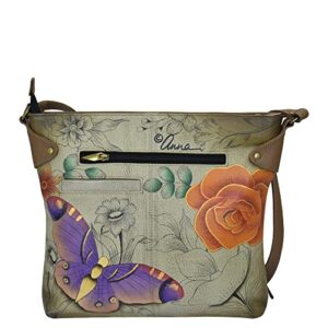 Anna by Anuschka Convertible Tote, Floral Paradise Tan