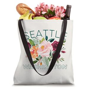 Seattle Washington Rose Lovers Gardeners Women Girls Tote Bag