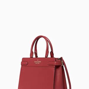 KATE SPADE NEW YORK STACI MEDIUM SATCHEL SHOULDER TOTE BAG IN RED CURRANT