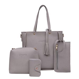 tote bag 4pcs sets casual fashion 2023 handbags shoulder bag crossbody bag wallet satchel purse four set bags for women