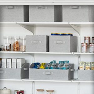 StorageWorks Closet Storage Bins, Storage Box, Foldable Closet Baskets and Bins for Shelves