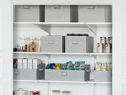 StorageWorks Closet Storage Bins, Storage Box, Foldable Closet Baskets and Bins for Shelves