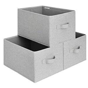 StorageWorks Closet Storage Bins, Storage Box, Foldable Closet Baskets and Bins for Shelves