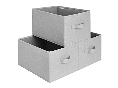 StorageWorks Closet Storage Bins, Storage Box, Foldable Closet Baskets and Bins for Shelves