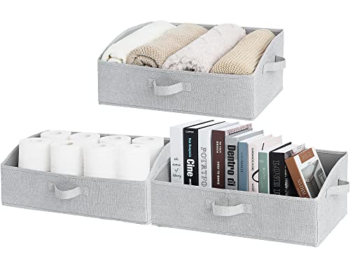 StorageWorks Closet Storage Bins, Storage Box, Foldable Closet Baskets and Bins for Shelves