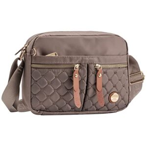 katloo nylon crossbody purse for women, laides shoulder handbags roomy multiple pockets fashion satchel purse