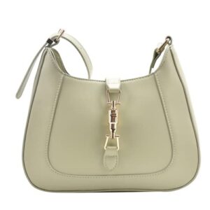 hdhtb ladies fashion shoulder bags for women handbag crossbody bag underarm pu leather wallet tote (green)