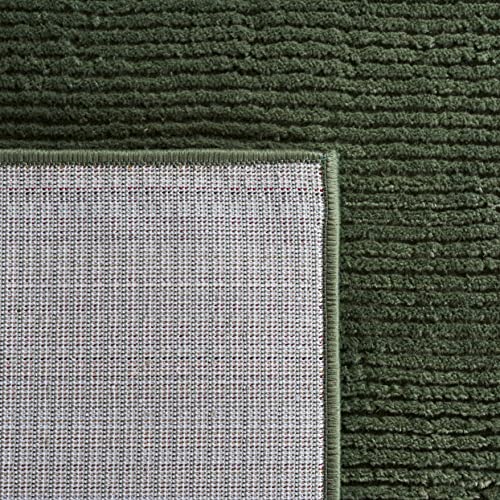 Safavieh Revive Collection 6'7" x 6'7" Square Green REV102Y Non-Shedding Solid Area Rug