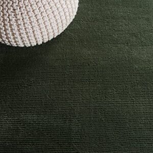 Safavieh Revive Collection 6'7" x 6'7" Square Green REV102Y Non-Shedding Solid Area Rug