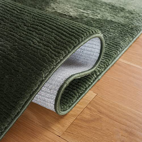 Safavieh Revive Collection 6'7" x 6'7" Square Green REV102Y Non-Shedding Solid Area Rug