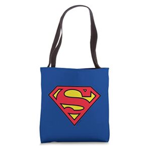 dc comics superman comic logo tote bag