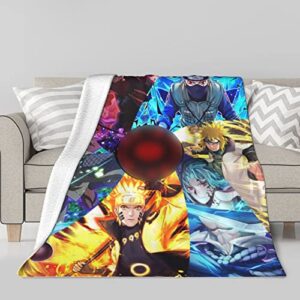 qrfqzch anime throw blanket cartoon flannel bed throw blankets bedding warm bed blanket sofa blanket home decor air-conditioning blanket – 4 60″x 50″