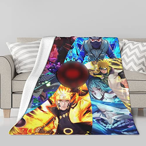 QRFQZCH Anime Throw Blanket Cartoon Flannel Bed Throw Blankets Bedding Warm Bed Blanket Sofa Blanket Home Decor Air-Conditioning Blanket - 4 60"X 50"