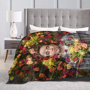 Robert Pattinson Blankets Soft and Warm Throw Blanket Ultra-Soft Micro Blanket Lightweight Blankets 60"x50"