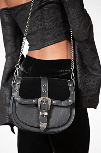 Killstar Westbound Buckle Star Stud Crossbody Chain Handbag Purse KSRA005538