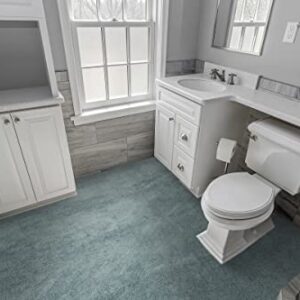 Garland Rug Room Size Washable Bathroom Carpet, 5-Feet by 6-Feet, Sea Foam