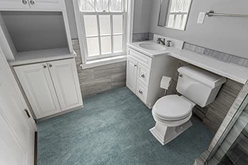 Garland Rug Room Size Washable Bathroom Carpet, 5-Feet by 6-Feet, Sea Foam