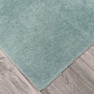 Garland Rug Room Size Washable Bathroom Carpet, 5-Feet by 6-Feet, Sea Foam