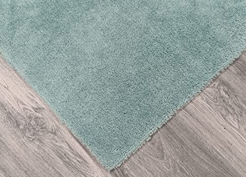 Garland Rug Room Size Washable Bathroom Carpet, 5-Feet by 6-Feet, Sea Foam