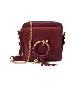 see by chloe joan camera bag dark velvet one size