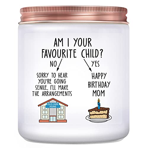 Funny Gifts for Mom Birthday- Mom Birthday Gifts, Birthday Candle Gift for Mom - Happy Birthday Mom, Lavender Scented