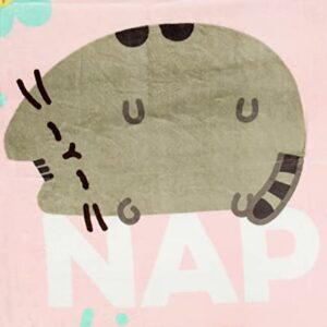 Culture Fly Pusheen The Cat Nap Time 45" x 60" Plush Fleece Throw Blanket