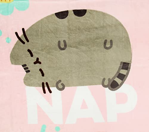 Culture Fly Pusheen The Cat Nap Time 45" x 60" Plush Fleece Throw Blanket