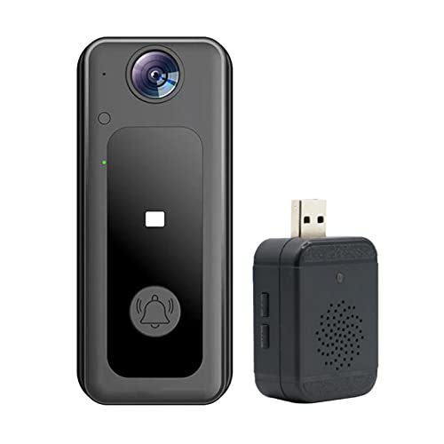 Ring Doorbell Camera Wireless with HD Video, 130° View, Electrical Equipment, Ring Video Doorbell with Night Vision,Two Way Audio,Home Security System, Rechargeable WiFi Doorbell