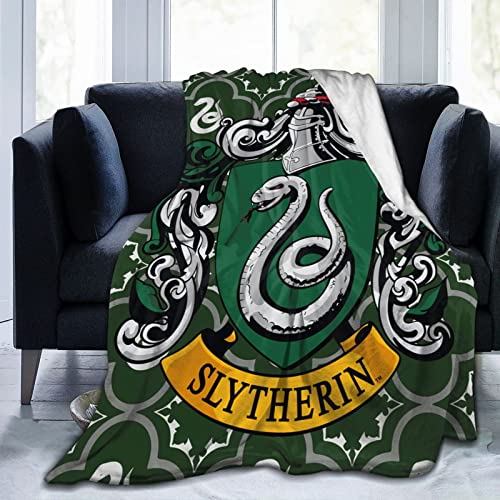 DIGOOD Sly-Therin Blanket Micro Fleece Throw Blanket Soft Cozy Blankets for Bed Couch Living Room 50 X 40 Inch