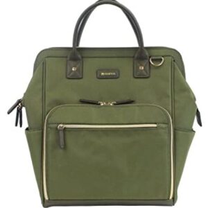 ReadyGO by Maevn Water-Resistant Clinical Tote Backpack (Olive)