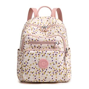 karresly mini backpack purse for women girls,fashion casual printed daypack for working or school,wholesale(pink)
