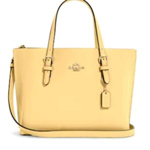 COACH Mini Mollie Tote 25 Crossbody Bag (Vanilla)