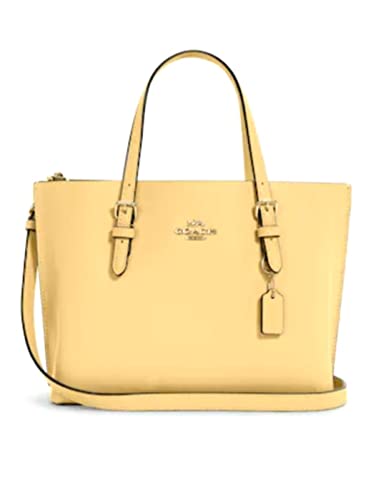 COACH Mini Mollie Tote 25 Crossbody Bag (Vanilla)