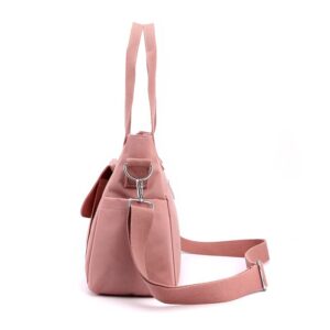 Women's Canvas Tote Bag Crossbody Satchel Bag Nylon Purse Shoulder Bag Hobo Bag Cute Large Size Casual Clutch