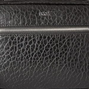 DKNY Abby Th Satchel, Black/Silver