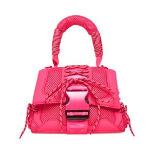 steve madden diego top handle crossbody, neon pink