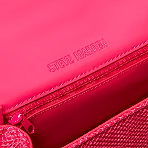 Steve Madden Diego Top Handle Crossbody, Neon Pink