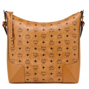 MCM Visetos Hobo Cognac (Large Size)