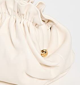 Loeffler Randall Women's Willa Mini Cinch Clutch, Cream, Off White, One Size