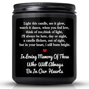 memorial candles gifts for loss, condolences gifts sympathy gifts bereavement gifts for loss of loved one scented candle gifts for grief, funeral, remembrance, memory home decorations