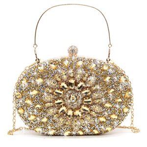 crbeqabe rhinestone evening clutch bag for women bridal diamonds clutch purses wedding purse prom cocktail party handbags