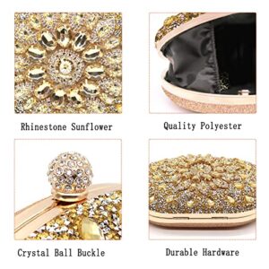 Crbeqabe Rhinestone Evening Clutch Bag for Women Bridal Diamonds Clutch Purses Wedding Purse Prom Cocktail Party Handbags