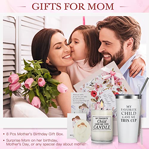 Mothers Day Gifts for Mom, Birthday Gifts Set for Mom, Personalized Spa Body Relaxing Lavender Gifts Basket, Mothers Day Gifts From Daughter, Son, Bonus Mom- Care Gifts Ideas for Mom